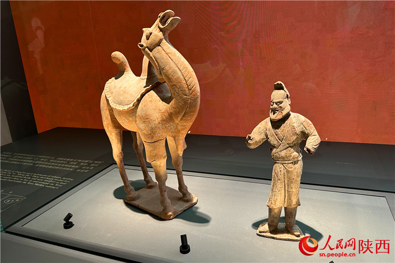 四方館展覽的出土文物。人民網(wǎng)記者 李志強(qiáng)攝