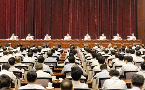 山西全省干部大會現(xiàn)場 李聯(lián)軍攝