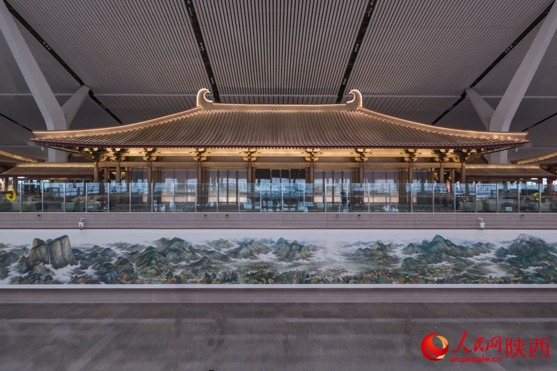 西部機(jī)場博物館外景。人民網(wǎng)記者 李志強(qiáng)攝