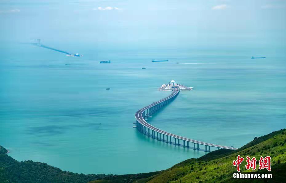資料圖：港珠澳大橋。 <a target='_blank' href='/'>中新社</a>記者 張煒 攝