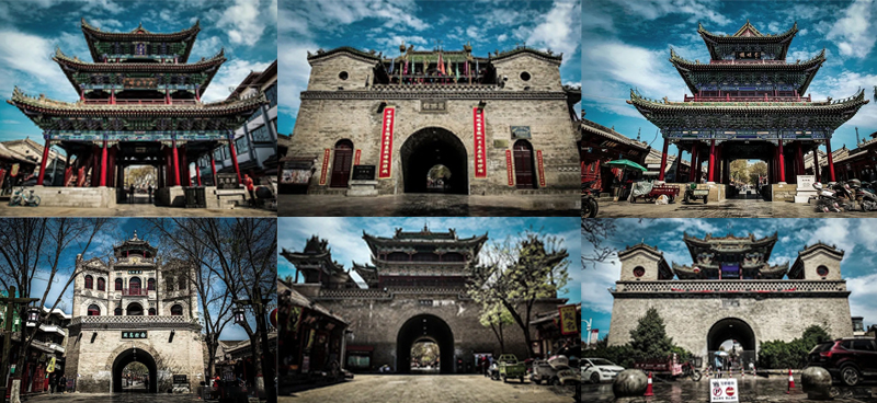 榆林古城“六樓騎街”。榆林市文旅局供圖